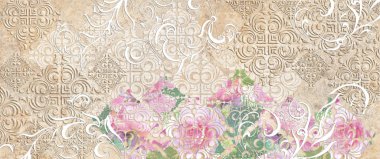 Dijital fayans tasarımı seramik duvar fayansları dekorasyonu