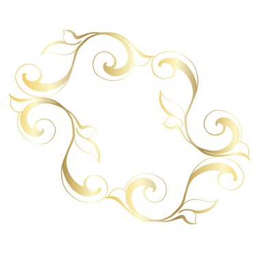 Klasik barok retro dekor antika akanthus