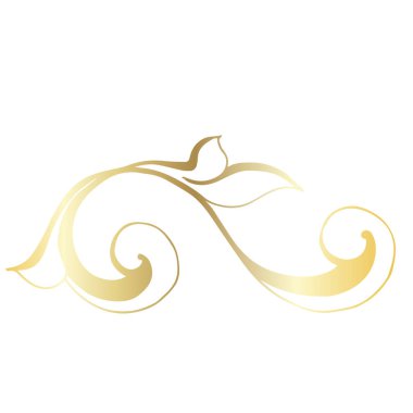 Klasik barok retro dekor antika akanthus