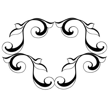 Klasik barok retro dekor antika akanthus