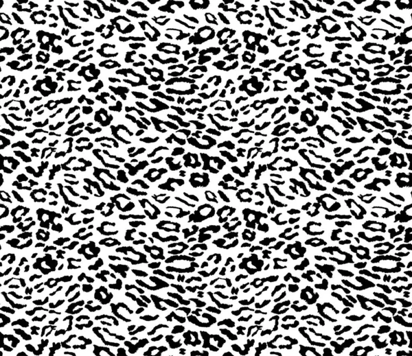 Piel de leopardo Patrón sin costura Animal vector print — Archivo Imágenes Vectoriales