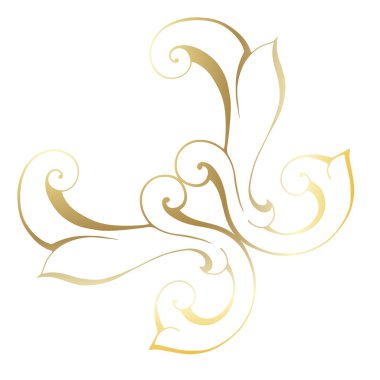 Klasik barok retro dekor antika akanthus