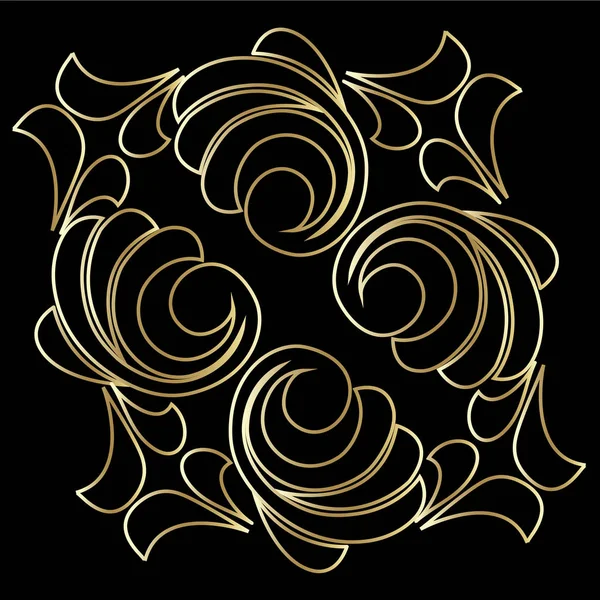 Klasik barok retro dekor antika akanthus