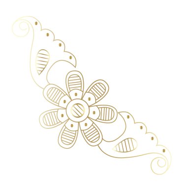 Klasik barok retro dekor antika akanthus