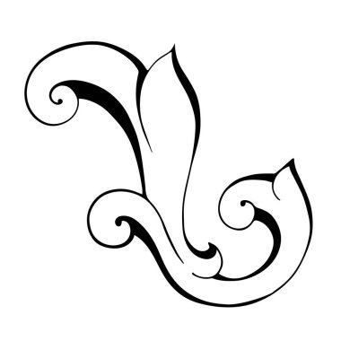 Klasik barok retro dekor antika akanthus