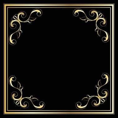 Klasik barok retro dekor antika akanthus