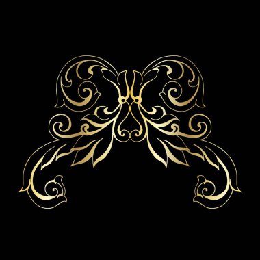 Klasik barok retro dekor antika akanthus