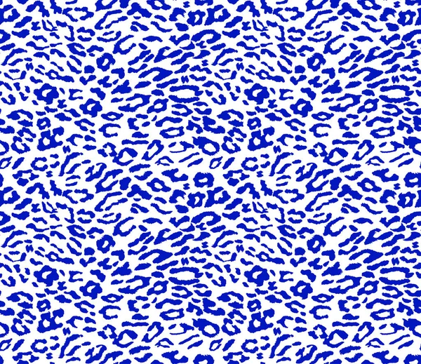 Leopard skin Seamless pattern Animal vector print. — 스톡 벡터