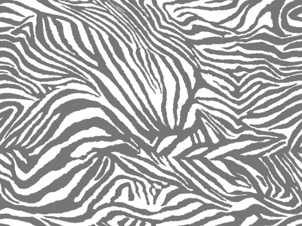 Vektor Tier Zebra-Druck. nahtloses Tiger-Muster. — Stockvektor