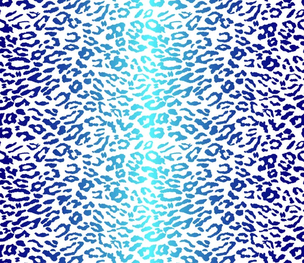 Piel de leopardo Patrón sin costuras Animales vector print — Vector de stock