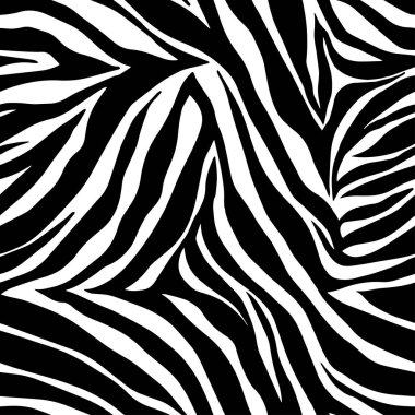 Vektör hayvan zebra izi. Kusursuz Kaplan deseni.