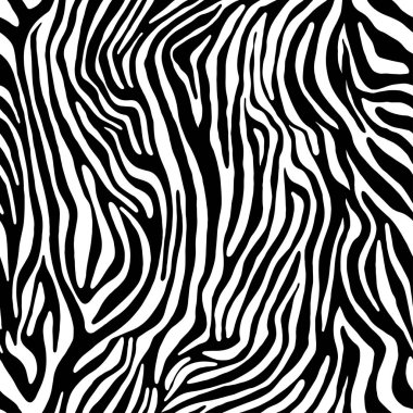 Vektör hayvan zebra izi. Kusursuz Kaplan deseni.