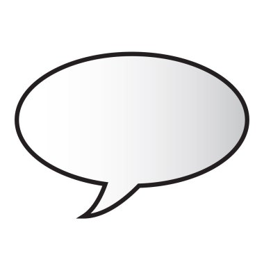 Sohbet ikonu. Konuşma baloncukları işareti. sembol izole. 