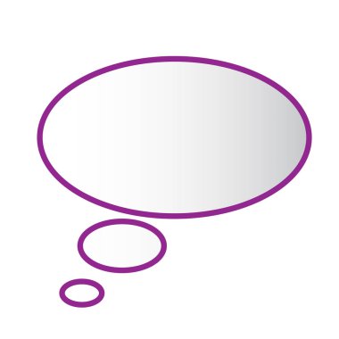 Sohbet ikonu. Konuşma baloncukları işareti. sembol izole. 