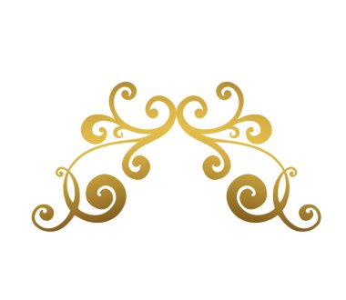 Vektör Barok süs deseni. Antika akanthus.