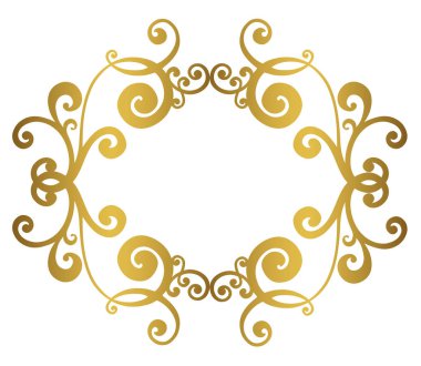 Vektör Barok süs deseni. Antika akanthus.