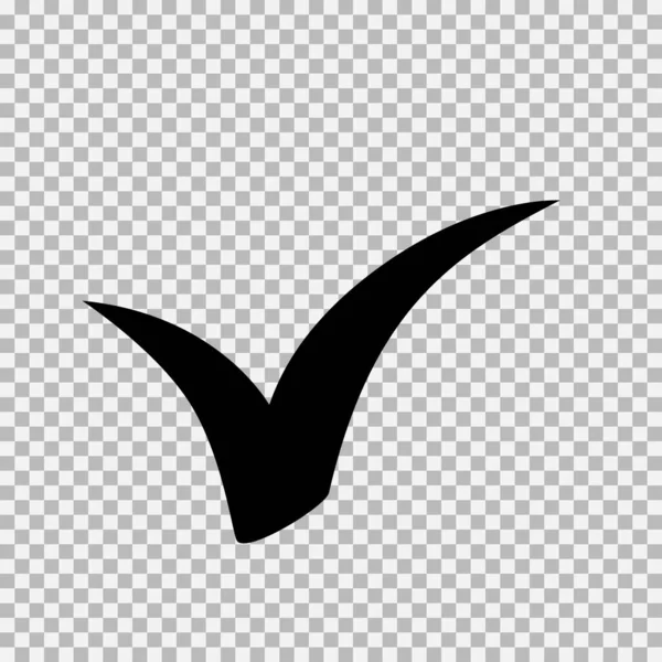 Checkmark icon. Vector symbol on white background. — ストックベクタ