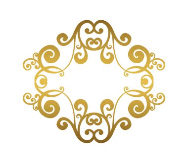 Vektör Barok süs deseni. Antika akanthus.