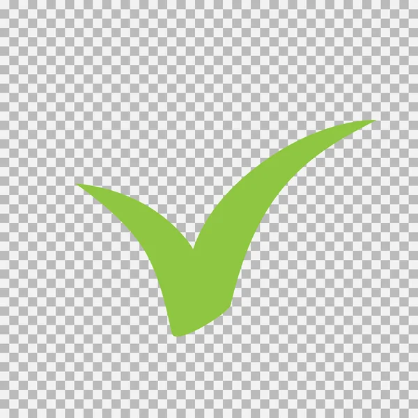 Checkmark icon. Vector symbol on white background. — ストックベクタ