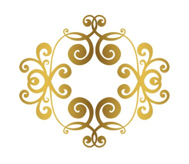 Vektör Barok süs deseni. Antika akanthus.