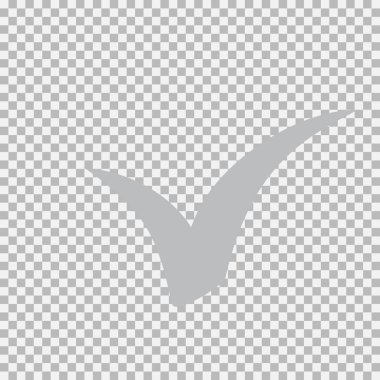 Checkmark icon. Vector symbol on white background.