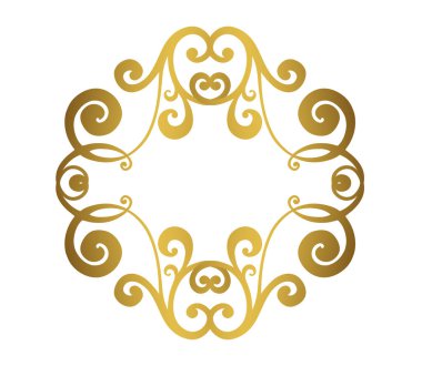 Vektör Barok süs deseni. Antika akanthus.