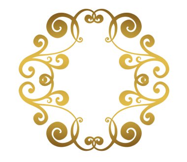 Vektör Barok süs deseni. Antika akanthus.