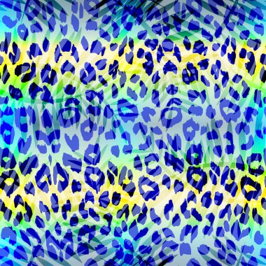 Tropikal yapraklar kusursuz hayvan arkaplanı