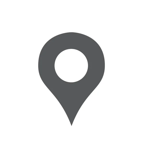 Mapa pinos sinal local ícone Vector marca símbolo pino —  Vetores de Stock