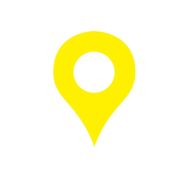 Mapa pines signo ubicación icono Vector marca símbolo pin — Archivo Imágenes Vectoriales