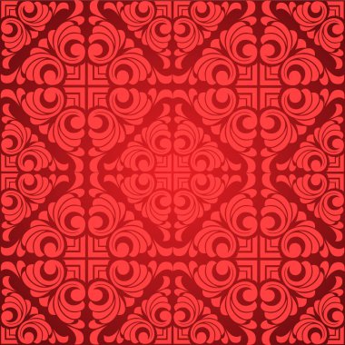 Retro süsleme antika akanthus. Kusursuz desen.