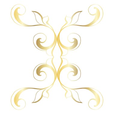 Klasik barok retro dekor antika akanthus