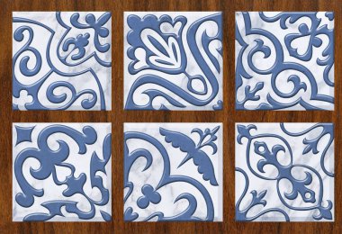 Dijital fayans tasarımı seramik duvar fayansları dekorasyonu