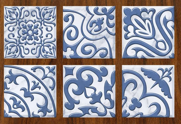 Piastrelle digitali design ceramica decorazione piastrelle da parete — Foto Stock