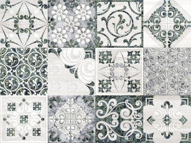 Dijital fayans tasarımı seramik duvar fayansları dekorasyonu