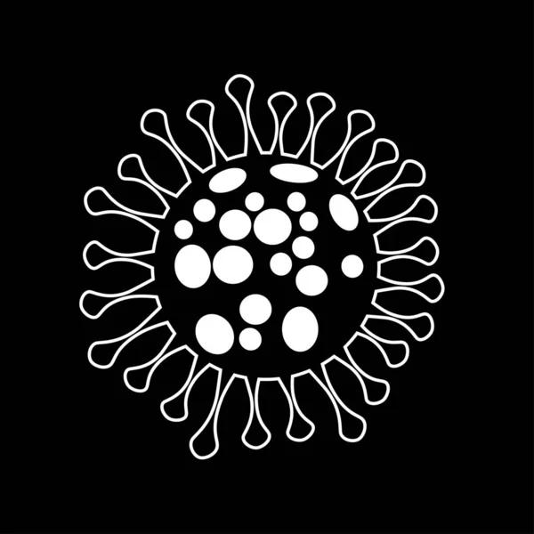 Corona virus Vector Icon Sign Infographic Element — Stockový vektor