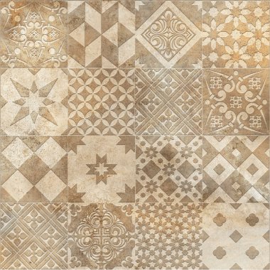 Dijital Vintage seramik duvar döşemeleri dekorasyonu