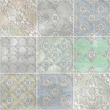 Dijital fayans tasarımı seramik duvar fayansları dekorasyonu