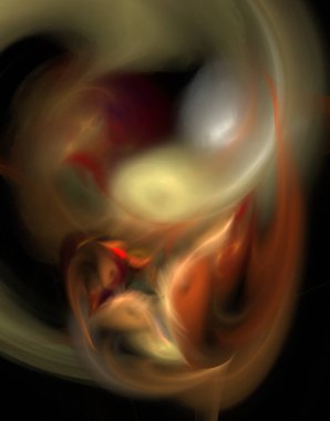 3B biçimlendirme soyut dijital tasarım deseni yazdırma