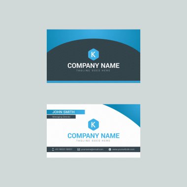 Modern yaratıcı kartvizit