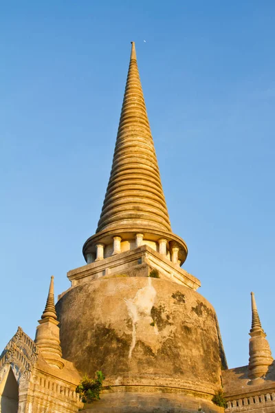 Templo de Wat Phra Sri Sanphet, província de Ayutthaya, Tailândia — Fotografia de Stock