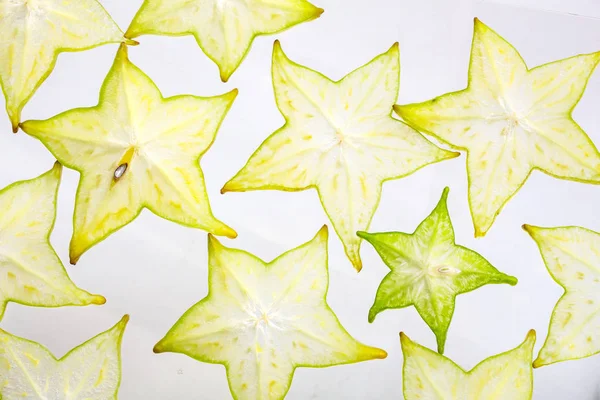 Carambola Fruit Background — Stock Photo, Image