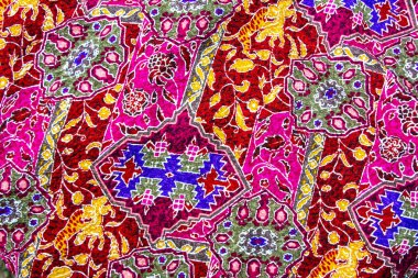 Güzel batik desenleri, seçici odak
