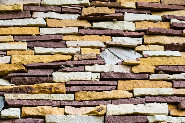 Close Brick Wall Modern Stone Texture Background — Stock Photo, Image