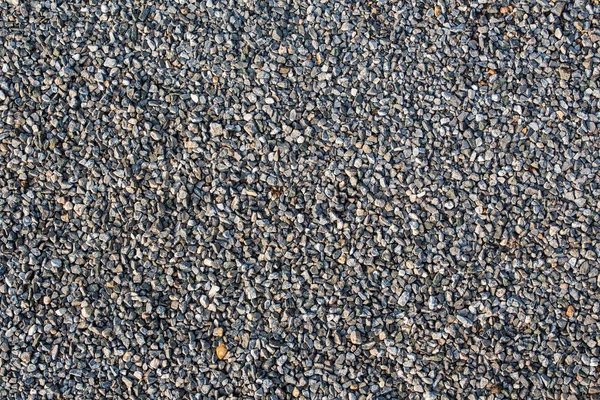 Grey gravel pile closeup photo for background. Sharp gray stones — Stock Photo, Image