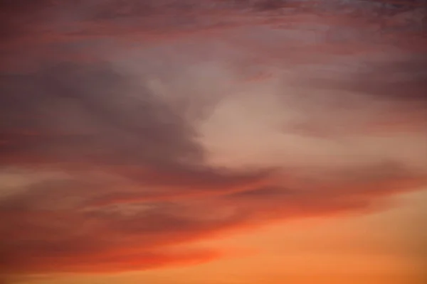 Gün Batımında Renkli Gökyüzü Alacakaranlık Vakti Gökyüzü Manzarası Stok Fotoğraf