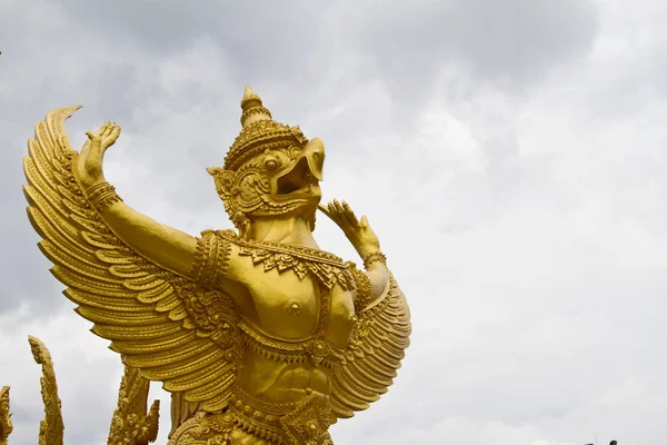 Statua Oro Del Buddismo Thailandia — Foto Stock