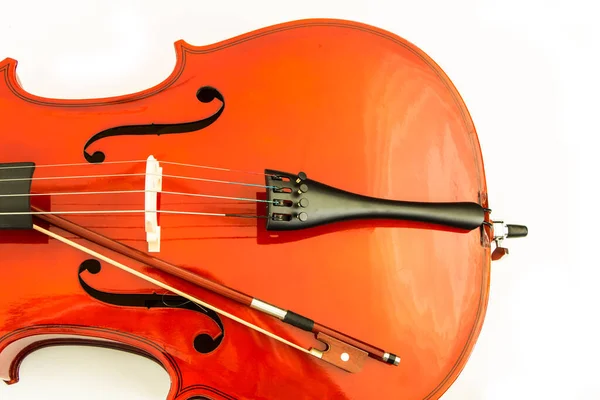 Close Wooden Violin — Stock Photo, Image