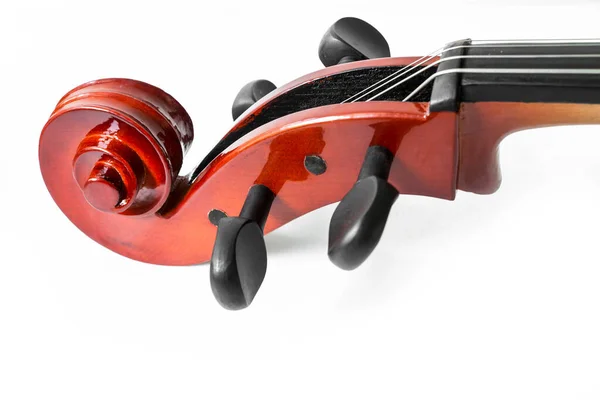 Close Wooden Violin — Stock Photo, Image