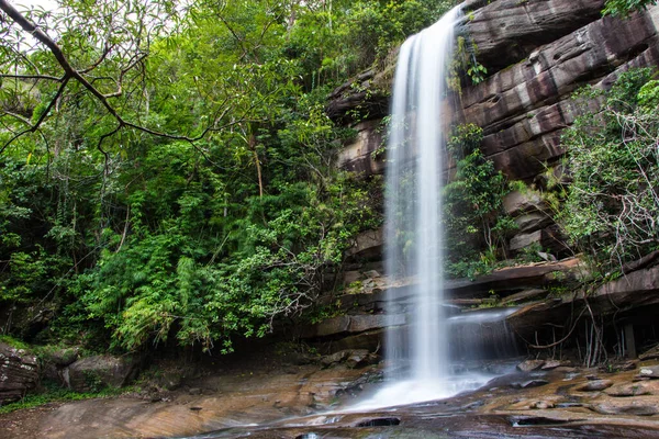 Cachoeira Bela Ásia Tailândia — Fotografia de Stock